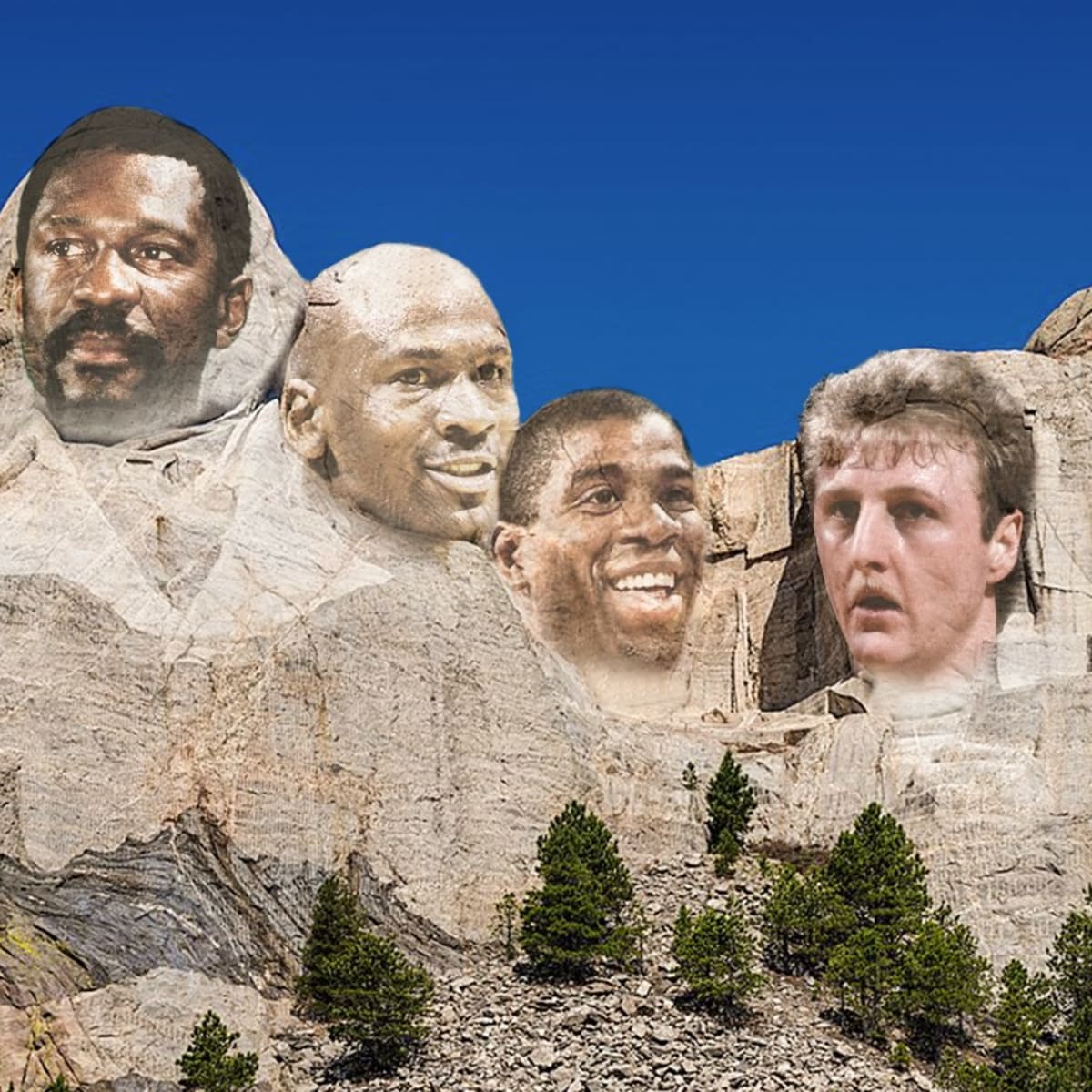 The Official NBA Mt Rushmore + 1